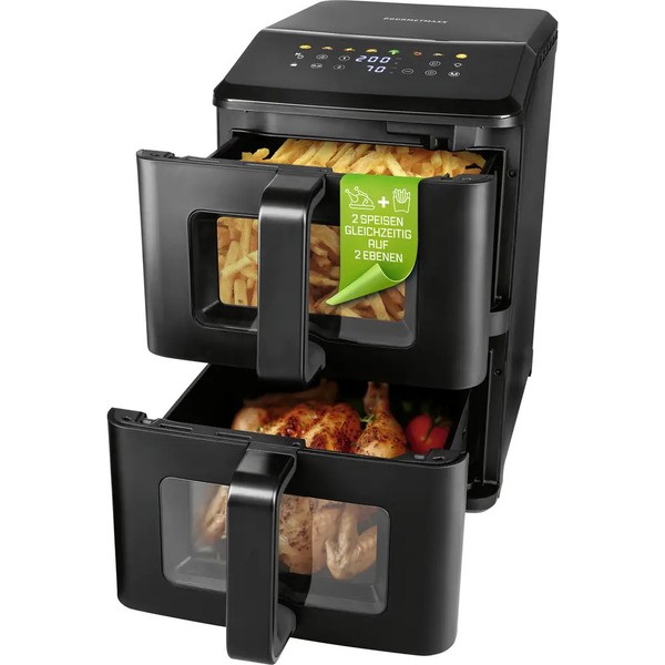 Gourmetmaxx 19129 HeißLuft-Fritteuse 10 L 2400 W Antihaftbeschichtung, Bpa-Frei,-image