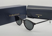 Polo Ralph Lauren Sunglasses PH4193F 500187 Black Grey Round Mens New