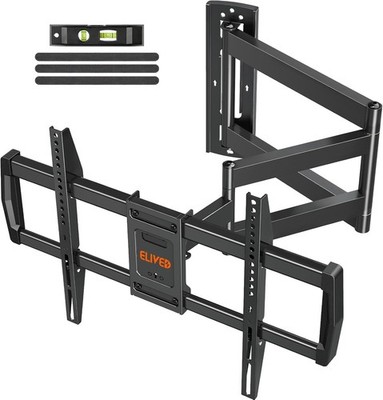 ELIVED Long Arm TV Wall Mount for Most 42-75 Inch TVs, 30 30, Black 