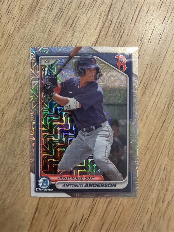 Antonio Anderson 2024 1st Bowman Chrome Prospects #BCP-20 Mojo Refractor