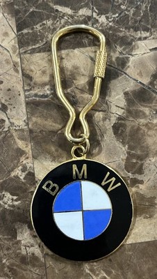 Original 1980 s BMW Metal Key Chain - New Old Stock
