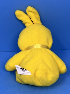 Smiley Face Bunny Rabbit Yellow Bean Bag Plush Easter Oriental
