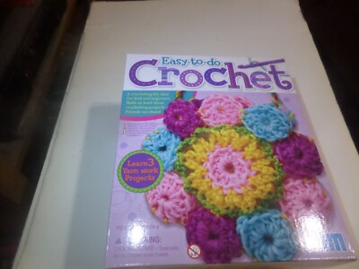 Easy-To-Do Crochet Kit from Little Folks NIB Item # 3625 4M