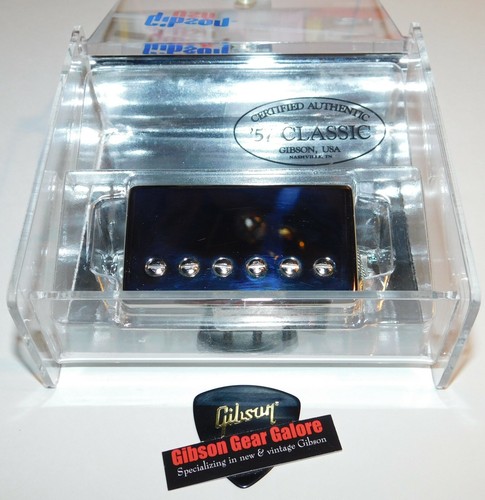 Gibson Les Paul Pickup 57+ Classic Nickel SG Bridge ES Guitar Parts 1957 Project - Picture 2 of 5