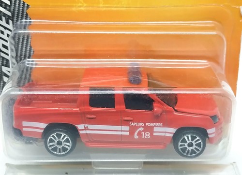 Majorette Volkswagen Amarok SAPEURS POMPIERS 18 France Red 1/65 3" Long Package - Picture 2 of 4