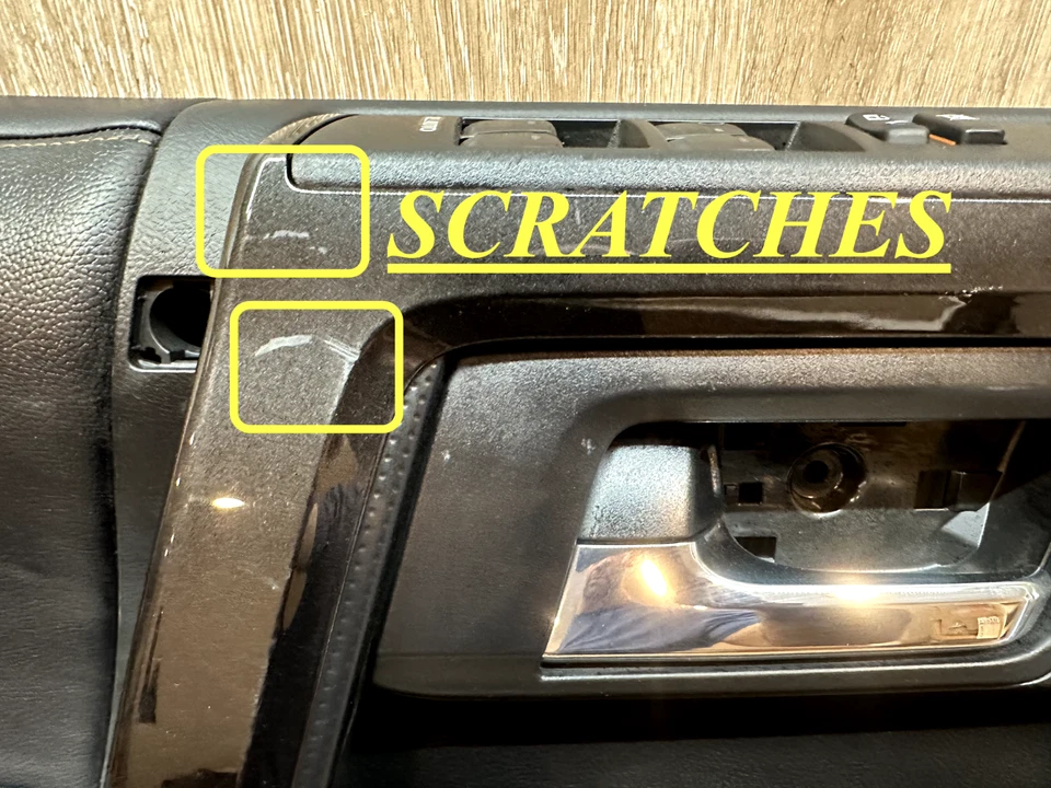 Toyota 4runner 2014-2020 cubierta del panel de moldura de la puerta delantera izquierda del lado del conductor OEM Foto 2 de 4