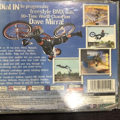 Dave Mirra Freestyle BMX 2 – PS1 – Jeu Neuf Sous Blister – Version FR