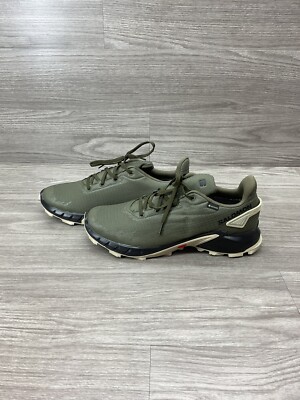 Salomon Alphacross GTX GORETEX Lc Green Olive Vanilla 12