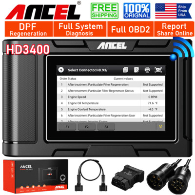 Diesel Truck Scanner DPF Regen fit for CAT Detroit Paccar Engine Diagnostic Tool