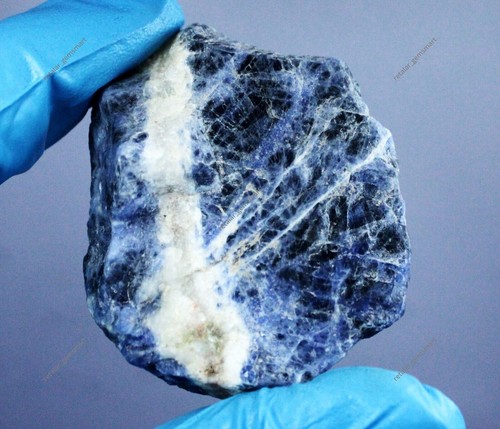 278.65 Carat Natural Earth Mined Raw Blue Sodalite Rough Uncut Loose Gemstone - Picture 2 of 7