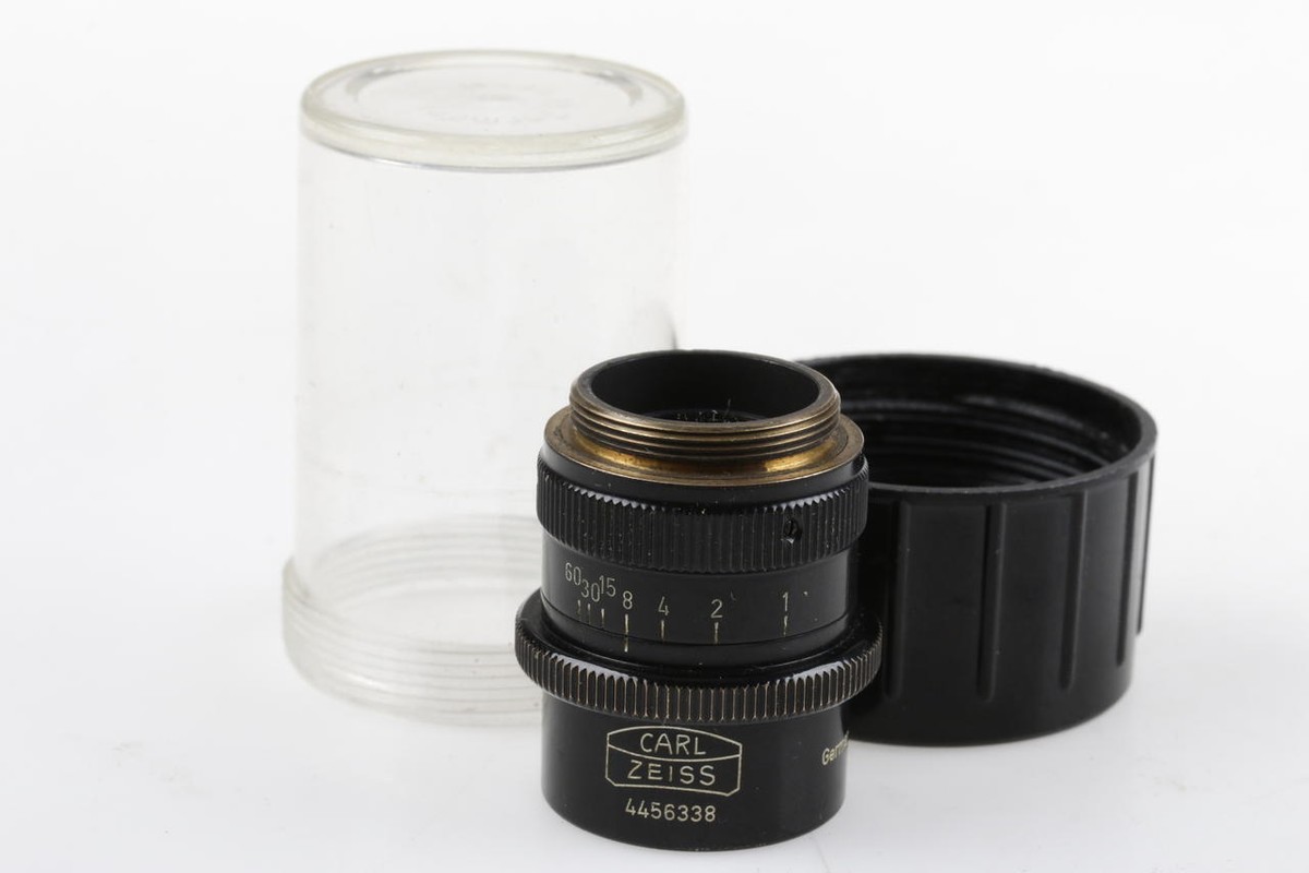 ZEISS Mikroskop Objektiv Luminar 63mm 4,5 - SNr: 4456338 | eBay