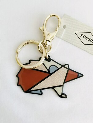 FOSSIL Hedgehog Keyfob Double Clip Toggle