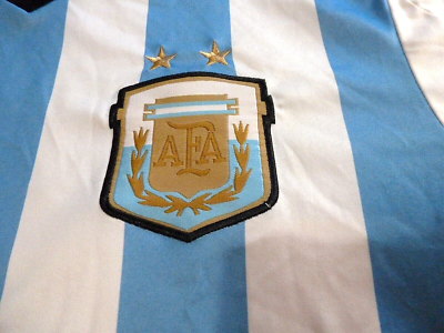 Adidas Argentina National Team Carlos Tevez #11 Jersey L Home