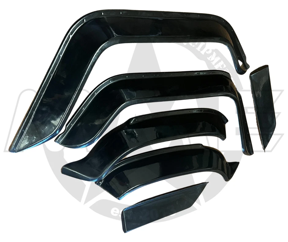 (6 件套)挡泥板闪光套件适用于悍马 H1 和悍马 M998 M1151 M1167 M1097 — 第 4/4 张图片