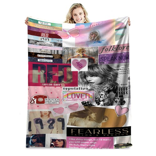 Taylor Swift Flannel Blanket Throw Napping Bed Sofa Soft Bedding Christmas Gift - Picture 18 of 24