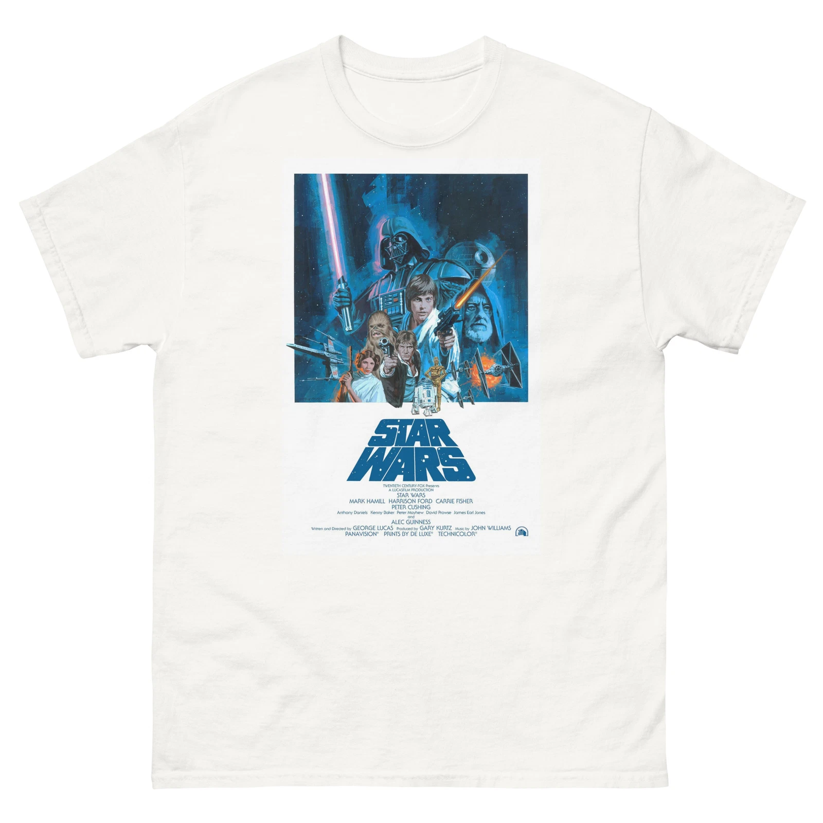 Vintage Movie Poster Unisex T-Shirt Star Wars 1977 film
Opens in a new window or tab