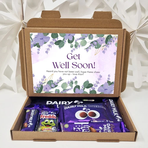 PERSONALISIERTE Cadbury Dairy Milk SCHOKOLADE GESCHENKBOX KORB GESCHENK Geburtstag - Bild 2 von 5