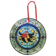 Maryland Crab Holographic Design Ornament