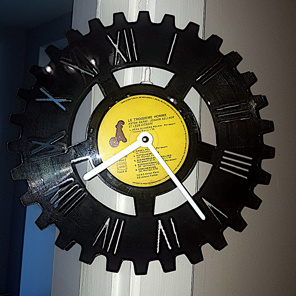 Pendule engrenage 29cm
