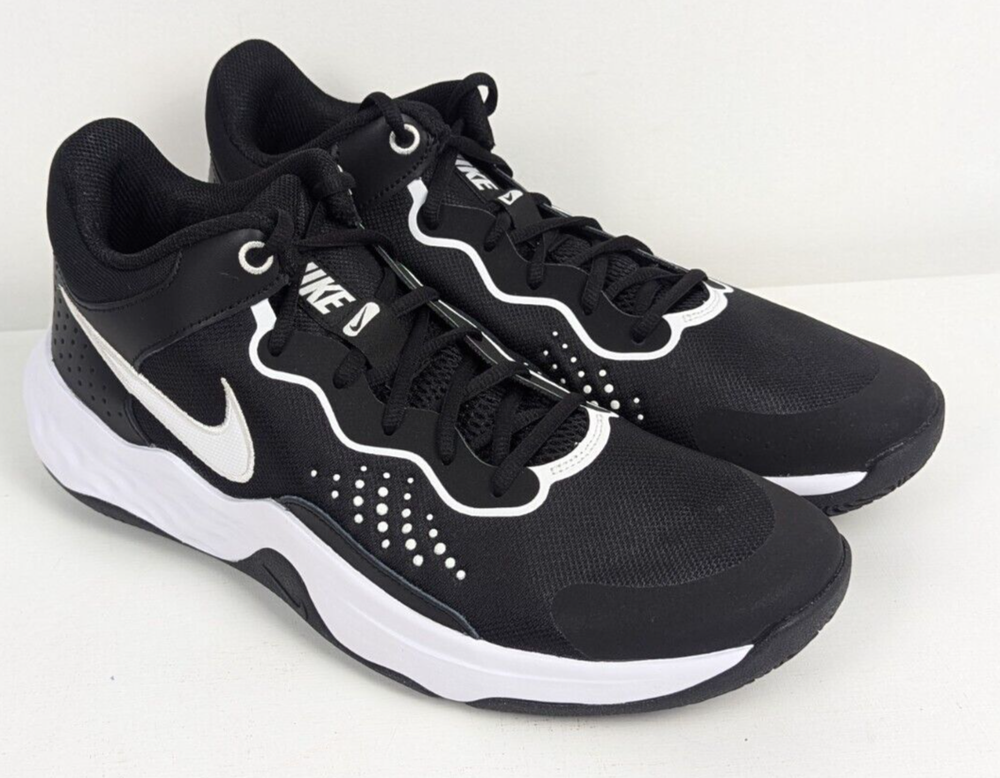 Sz 11.5 Nike Fly By Mid 3 Basketball Sneaker Black/White -DD9311-003