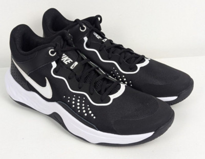 Men's 9.5 Nike Fly By Mid 3 Basketball Sneaker Black/White -DD9311-003