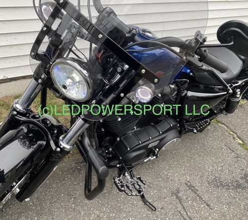 1985 HONDA Nighthawk 650 LED HEADLIGHT UPGRADE KIT CONVERSION 9000 LM - Picture 4 of 4