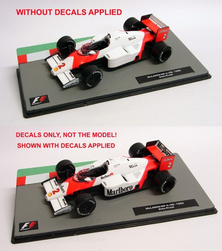 DECALS Alain Prost 1985 McLaren MP 4/2B 1:43 Formula 1 Car Collection F1 - Picture 2 of 11