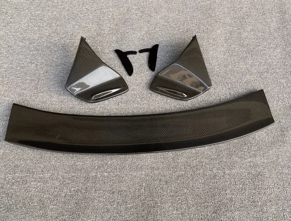 Carbon Fiber Rear Trunk Roof Spoiler Wings For MINI Cooper S R55 R56 ...