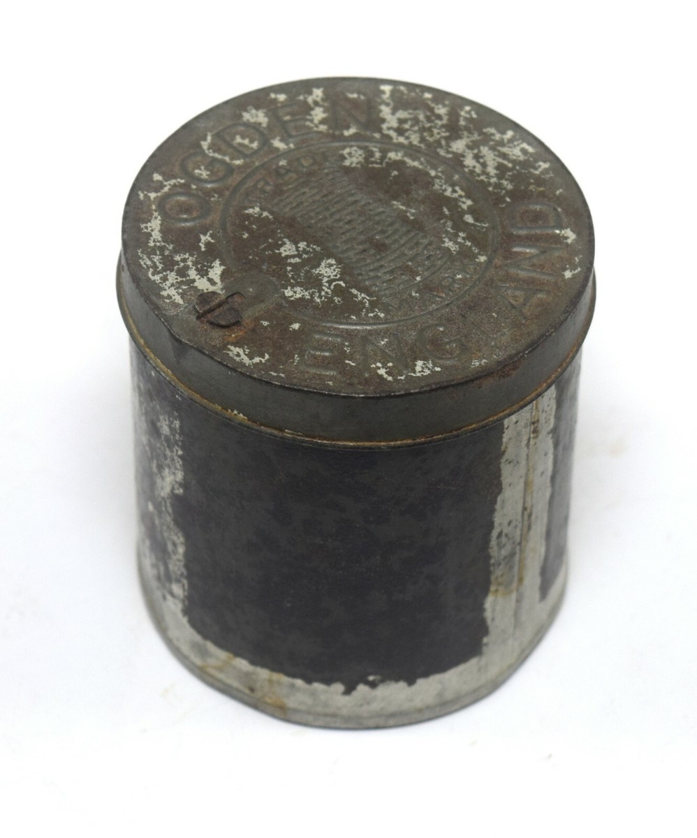 ogden's tobacco tin Vintage Tobacco Tin Box Old Collectible Ogden England Tobacco Tin Box  G41-138