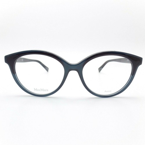 Max Mara MM 1344 R6S Grey Black 52mm New Authentic Eyeglass Frame - Picture 2 of 4