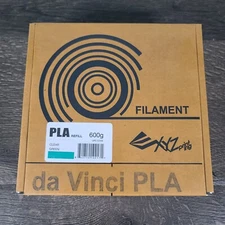XYZprinting 1.75mm PLA Refill Filament (600g, Clear Green) - New