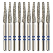 Zirconia Diamonds Round End Taper Burs Medium Grit Z850/018M Friction Grip FG