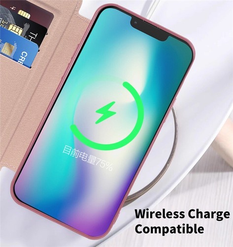 Für iPhone 17 16 15 14 13 12 Pro Max Wallet Case Magsafe Magnet RFID Hülle - Bild 10 von 43