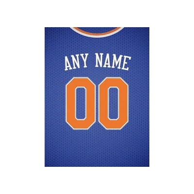 New York Knicks Jersey Print-Personalized Any NAME & NUMBER