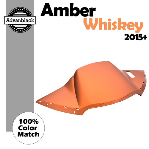 Carenado de conducto de aire de whisky ámbar para Harley Road Glide FLTRK FLTRKSE - Imagen 7 de 7
