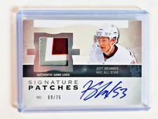 2012-13 The Cup Signature Patches #SPJF Jeff Skinner /75 Autographs Hurricanes