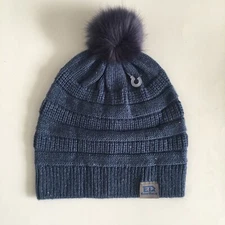 Edor Reco Beanie Skully Hat Woman’s Chunky Soft Stretch Cable Knit Warm Fuzzy