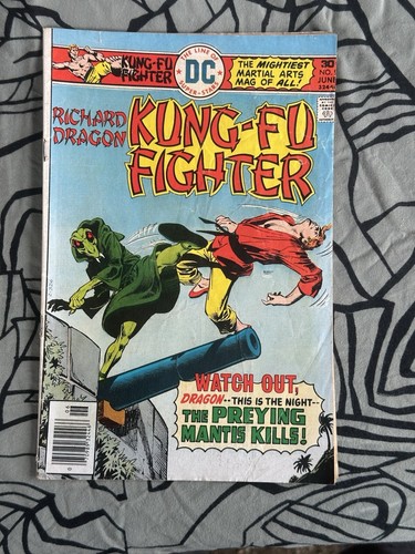 RICHARD DRAGON KUNG-FU FIGHTER 9 DENNY O’NEAL STORY DC COMICS 1976 VINTAGE