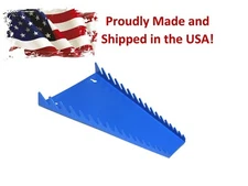 Blue Wrench Organizer Storage Rack Tray Sorter Toolbox 16 Wrench Holder JSP Bran