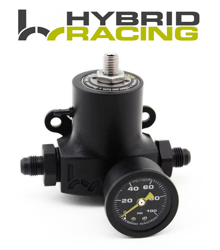 HYBRID RACING MONOBLOCK FUEL PRESSURE REGULATOR UNIVERSAL WITH GAUGE 0 ...