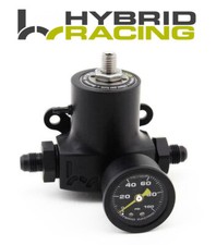 HYBRID RACING MONOBLOCK FUEL PRESSURE REGULATOR UNIVERSAL WITH GAUGE 0-100 PSI