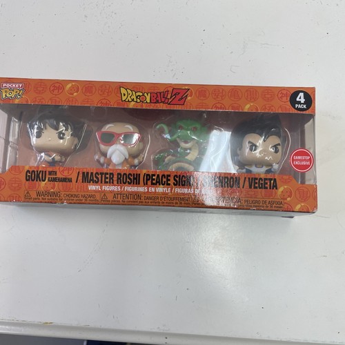 Funko POP pocket 4 pack Dragon ball Z : Goku / Master Roshi / Shenron / Vegeta