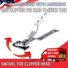 Extra Large Toe Nail Clippers For Thick Hard Nails Cutter Heavy Duty Stainless