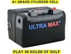 12V 22AH, 36 HOLE LITHIUM GOLF TROLLEY BATTERY FITS POWAKADDY WITH BAG/CHARGER