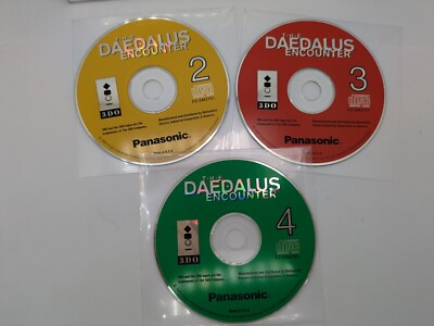 Replacement Discs 2 3 and 4 for Daedalus Encounter on 3DO (Disc 1 Not Included!)