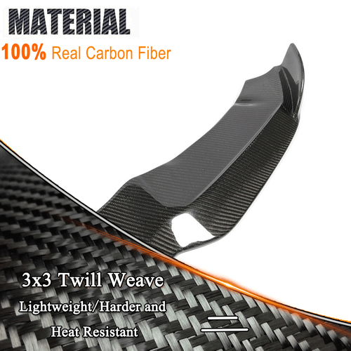Para BMW F85 X5M F86 X6M 14-18 alerón labio carbono alerón delantero espada difusor - Imagen 9 de 11