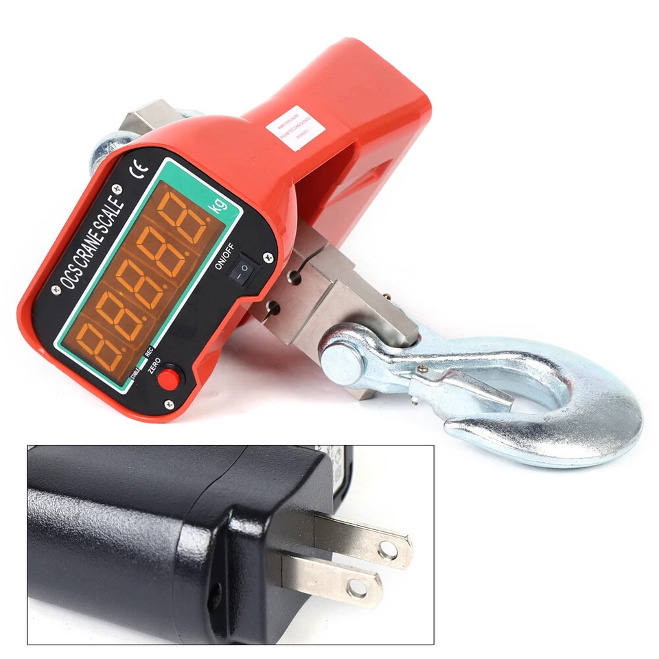 Digital Hanging Scale 3000KG/6600LBS Heavy Duty Industrial Scale LCD Display 3T - Image 4 of 4