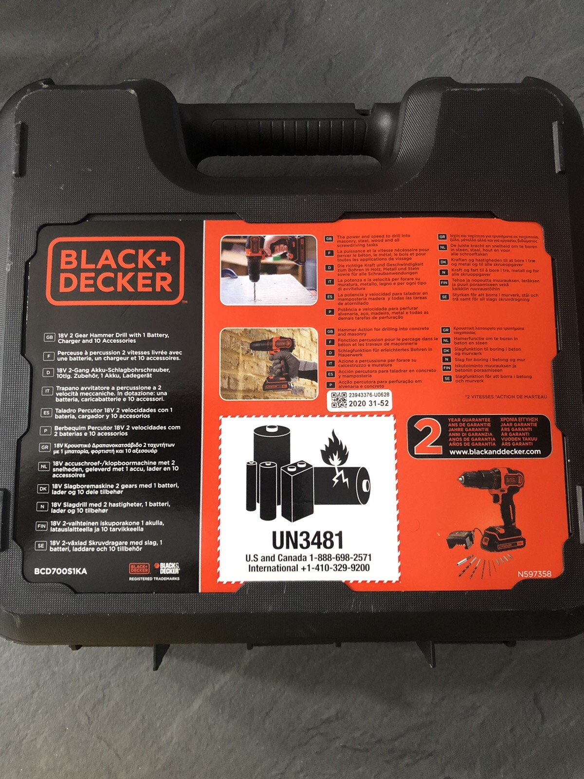 Cordless Drill Driver Hammer Function 