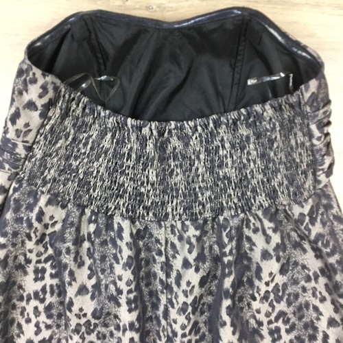 Autograph Leopard Print Strapless Sheath Evening Dress Lined Size 18 (AK9) - Picture 6 of 9