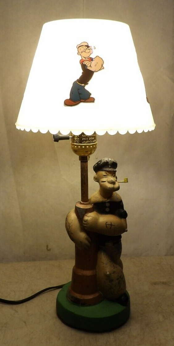 Vintage/Antique 1935 Popeye The Sailor Man Table Lamp | eBay
